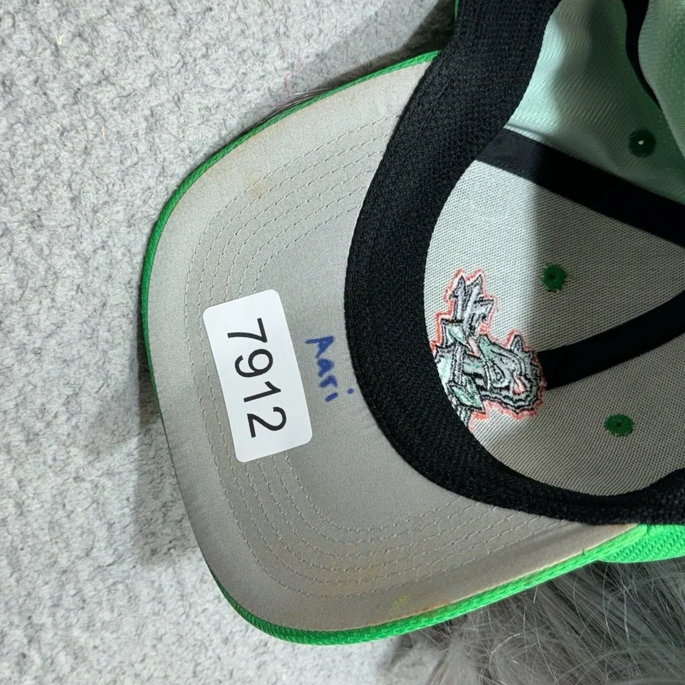 Norfolk Tides Hat Cap Strap Back Green Streetwear Retro Rare MiLB Youth